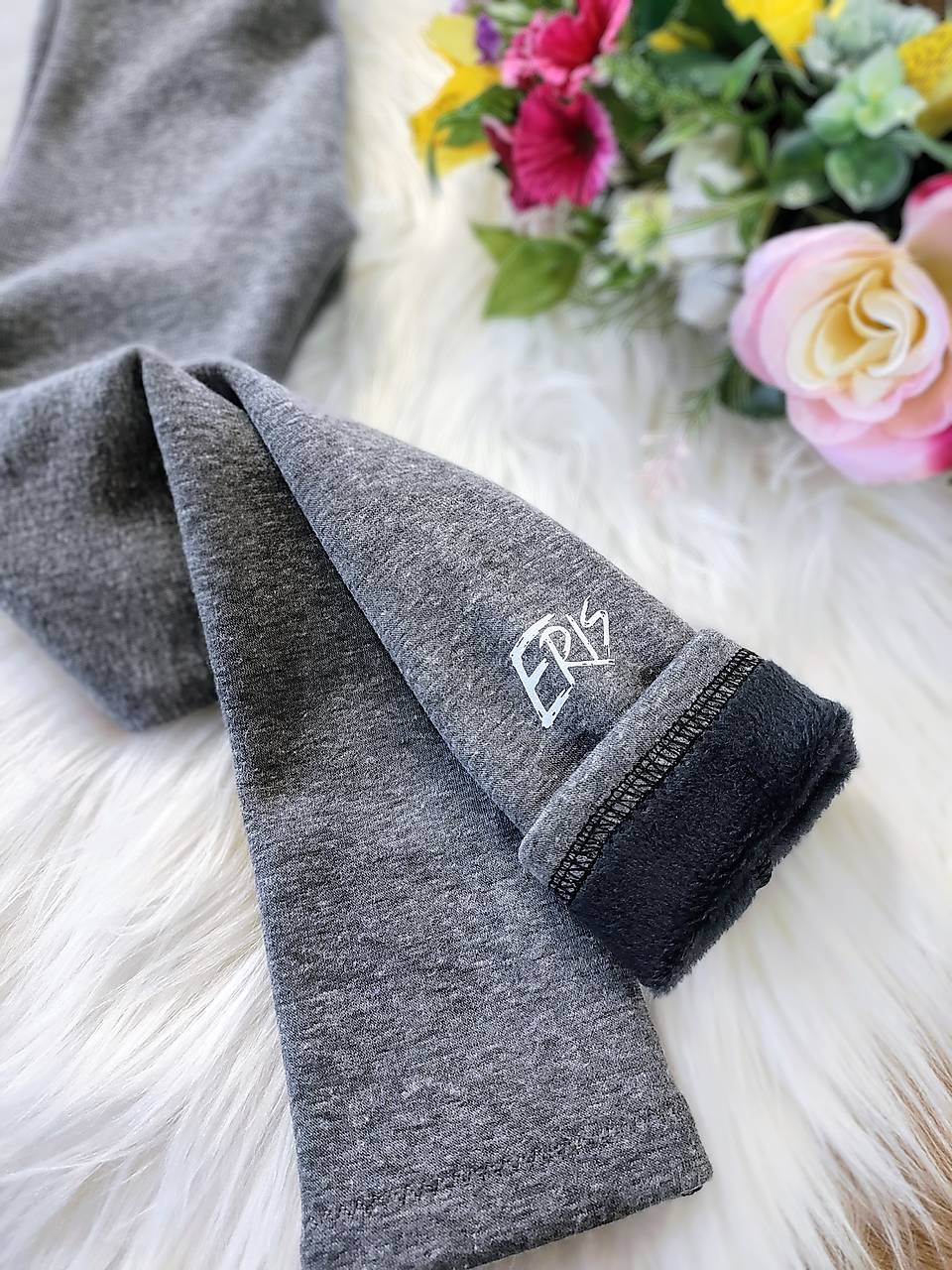 WARM legíny ŠEDÝ MELÍR