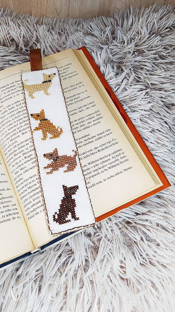 Vyšívané záložky do kníh