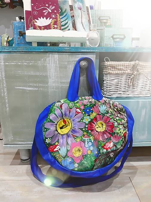 Kabelky - Kožená kabelka V lese farebnom - 17023926_