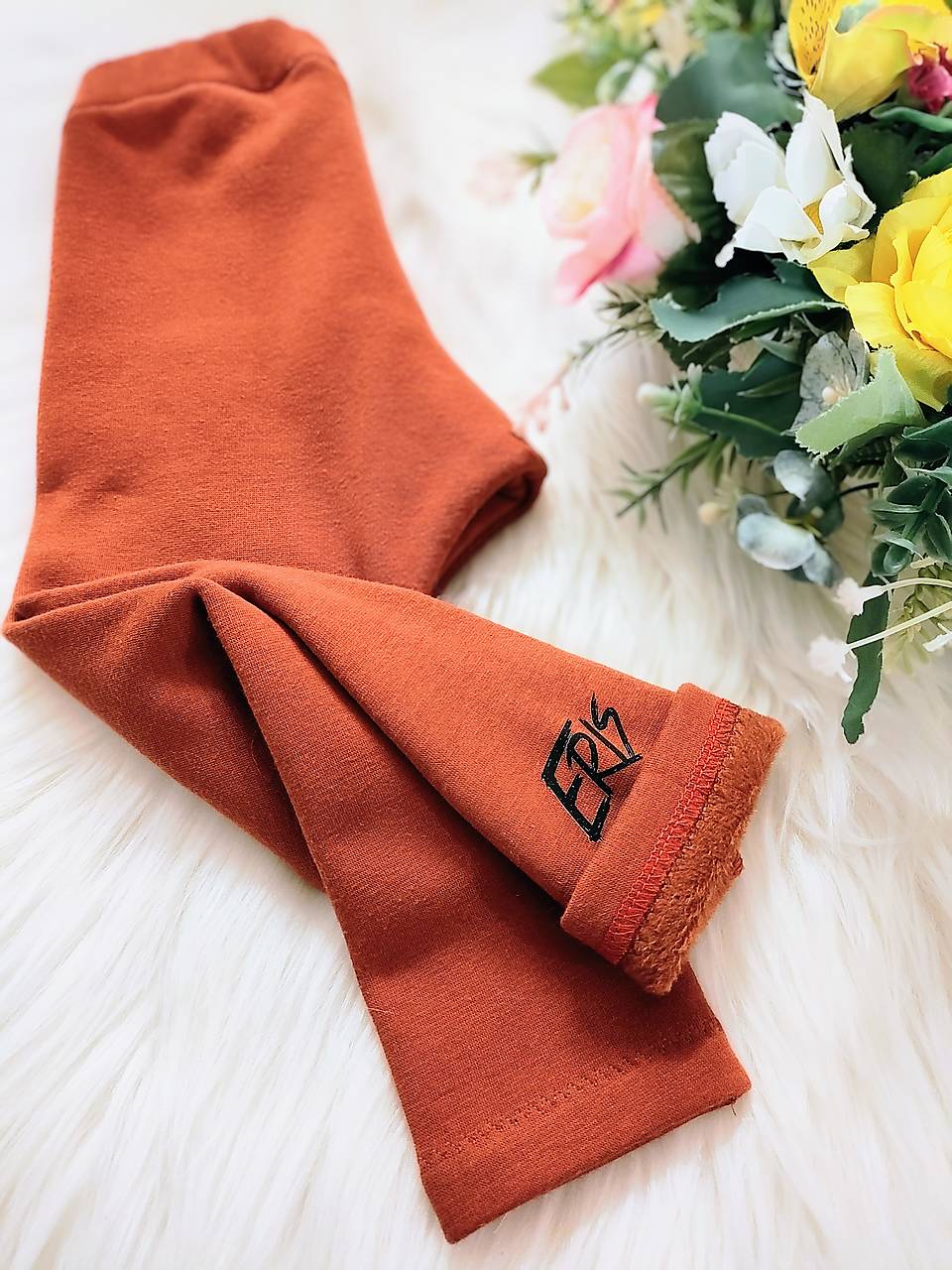 WARM legíny ŠKORICA