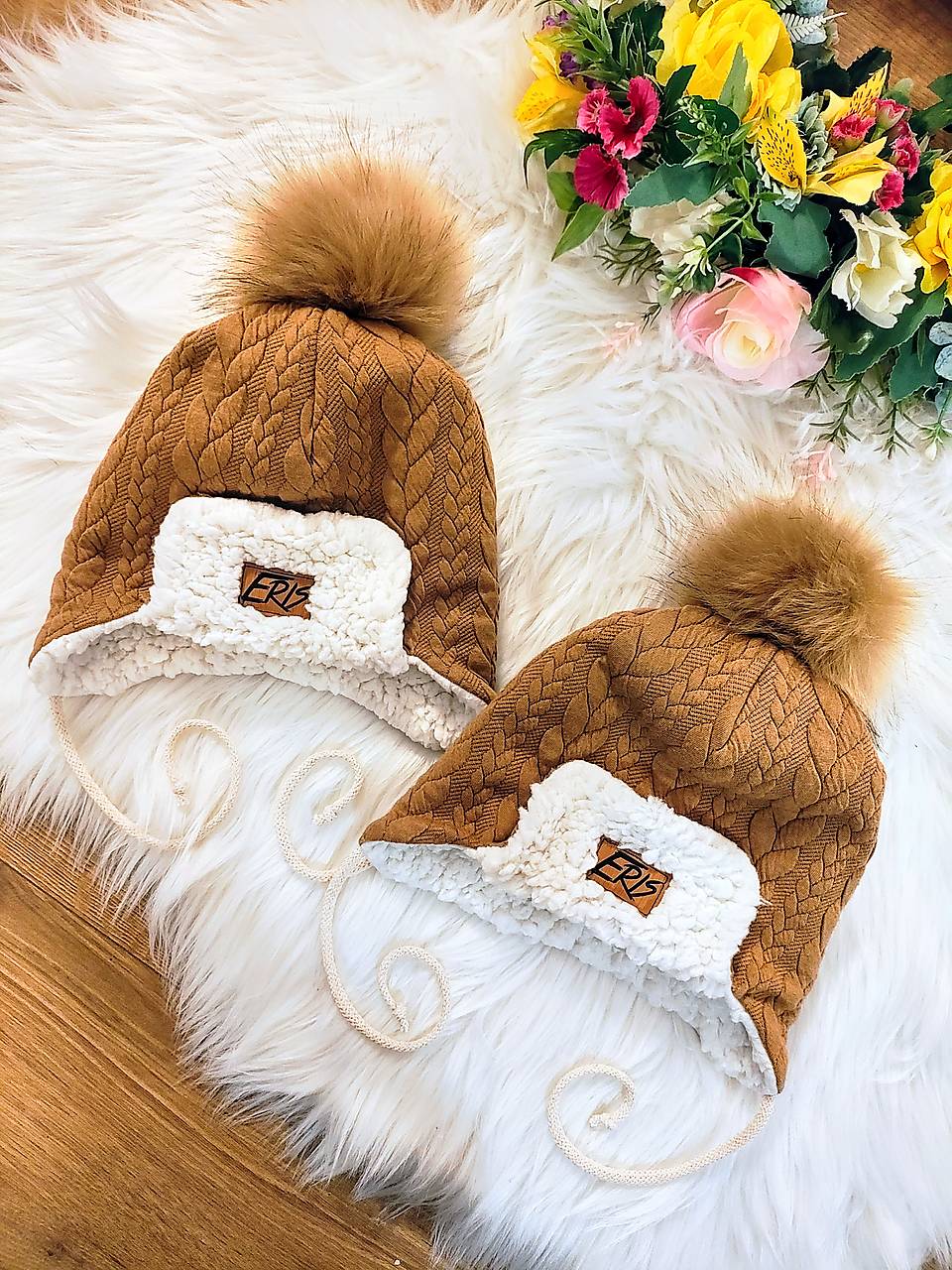 Zimušná ušianka HNEDO-SMOTANOVÁ