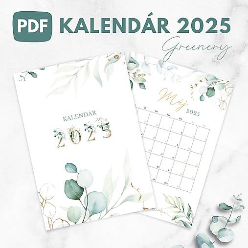 Papiernictvo - PDF Plánovací kalendár 2025 na stiahnutie (Kalendár 2025 na výšku) - 17025495_