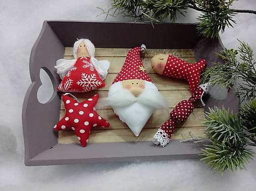 Dekorácie - Mikuláš na stromček - 17026951_