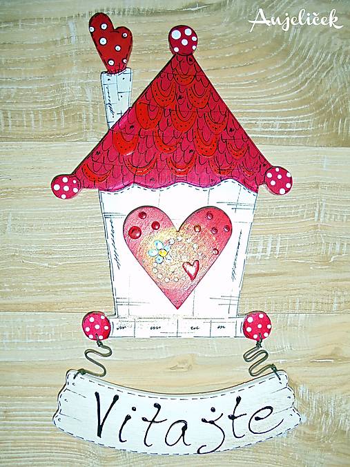 Tabuľky - Menovka - domček - 17030277_