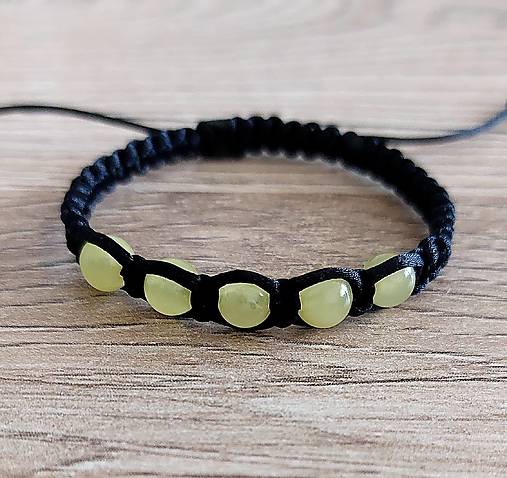 Náramky - Náramok z minerálov detský (Jadeit) - 17028186_