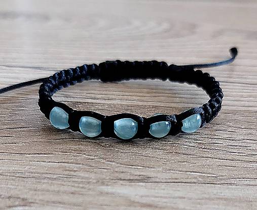 Náramky - Náramok z minerálov detský (Jadeit) - 17028190_