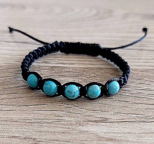 Náramky - Náramok z minerálov detský (Tyrkenit) - 17028195_