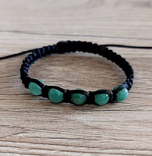 Náramky - Náramok z minerálov detský (Avanturín) - 17028211_