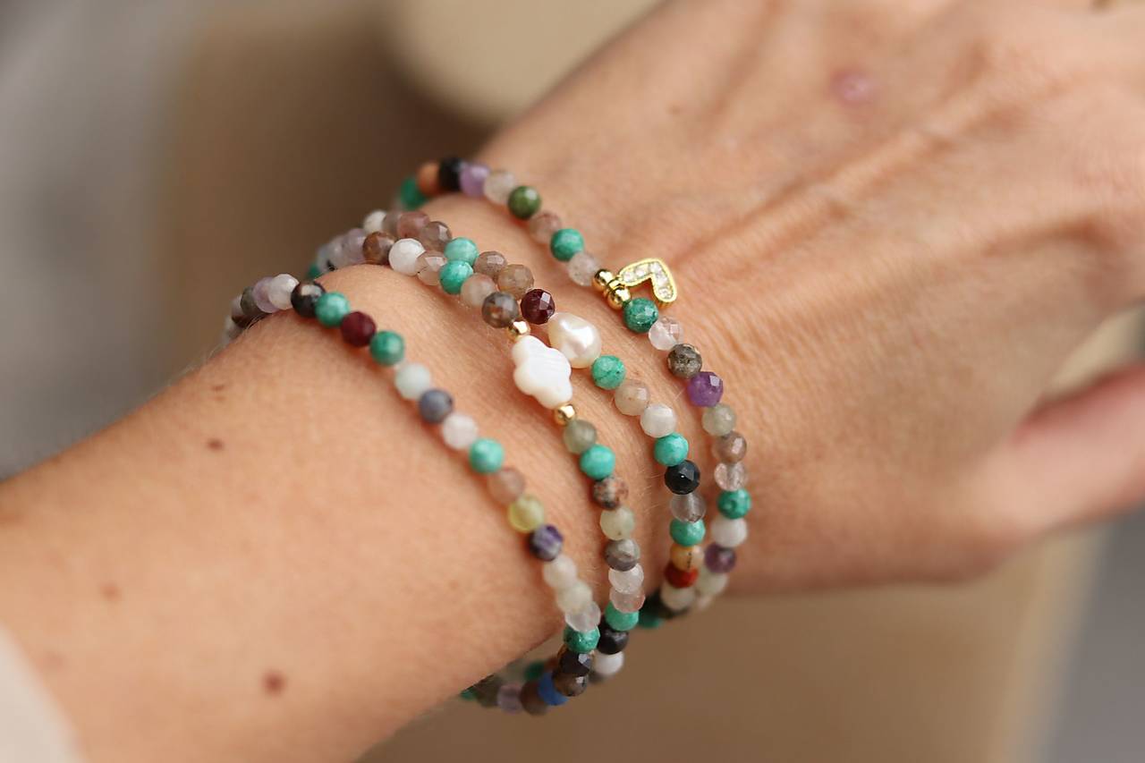 Náramok mix minerálov