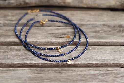 Náhrdelník choker lapis lazuli