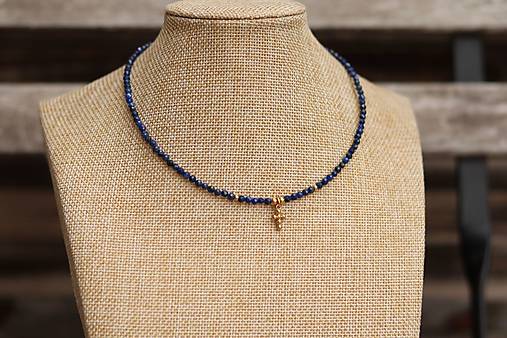 Náhrdelník choker lapis lazuli