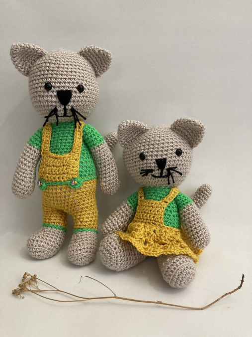 Hračky - ON a ONA mačičky - 17033877_