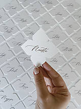 Úložné priestory & Organizácia - Svadobné menovky kvet - 17037631_