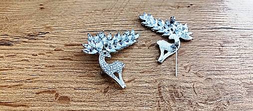 Galantéria - Aplikácia ozdobná Sobík - Strieborný - 17036156_