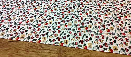 Textil - Bavlnená látka - Vianočný Mix - cena za 10 cm - 17038197_