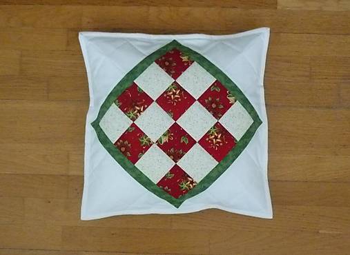 Úžitkový textil - Obliečka na vankúš vianočná - 17037494_