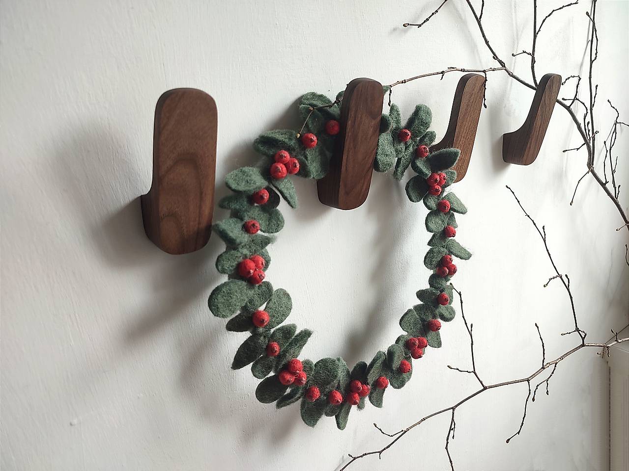 Nástenný vešiak SWISS drevo dub/orech