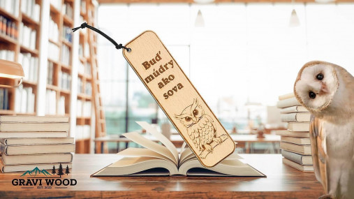 Papiernictvo - Záložka do knihy „Buď múdry ako sova“ - 17035540_