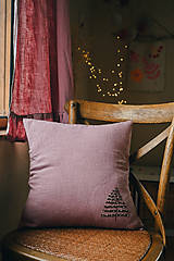 Úžitkový textil - Vianočný stromček II.- ručná výšivka S (40 × 40 cm) - 17042400_