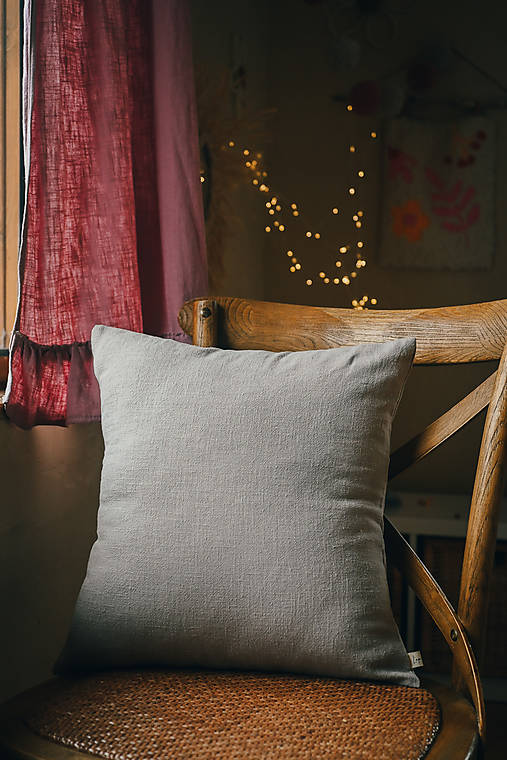Úžitkový textil - Poťah na vankúš 100% ľan - 17042381_