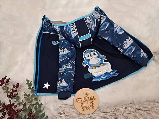 Detské súpravy - Softshell bunda a nohavice - oceán 116 - 17042896_