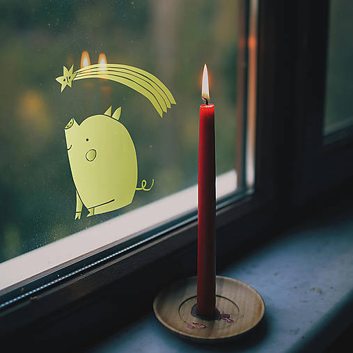 Dekorácie - Zlaté prasiatko - 17040198_