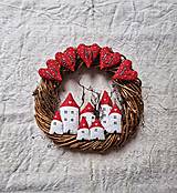 Dekorácie - Veniec Domčeky/ Domov  - 17044055_