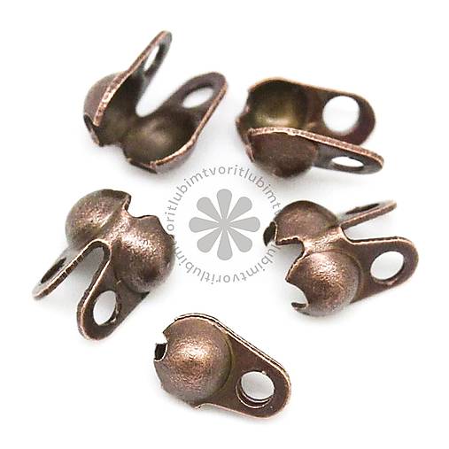 Komponenty - (1448) Kalota, 4 x 3.5 mm - 10 ks - 17044004_