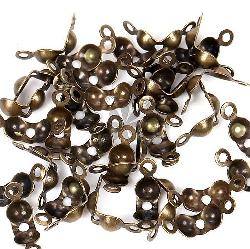 Suroviny - (3162) Kalota, 8 x 4 mm - 10 ks - 17044006_