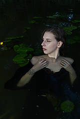 Náhrdelníky - Strieborný choker Naiad ~ Ag 925/1000 - 17043749_