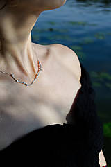 Náhrdelníky - Strieborný choker Naiad ~ Ag 925/1000 - 17043751_