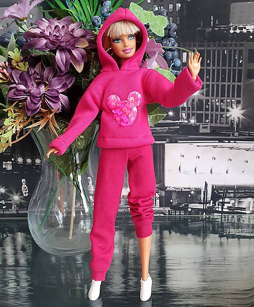 Mikina s ozdobou pre Barbie