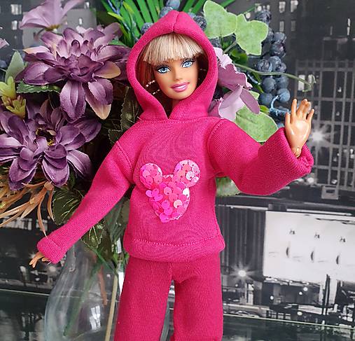 Mikina s ozdobou pre Barbie
