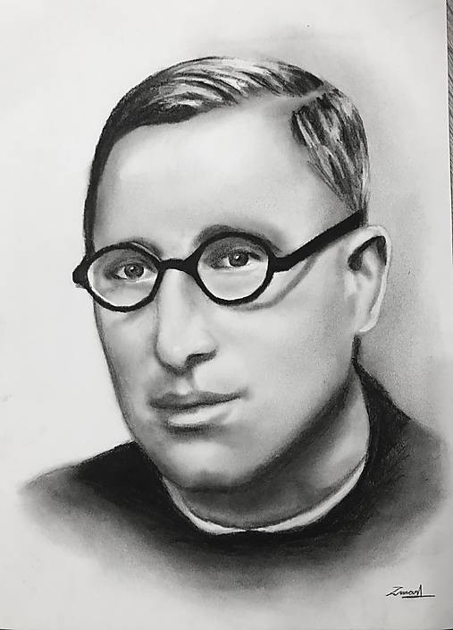 Kresby - Portrét kňaza  - 17043519_