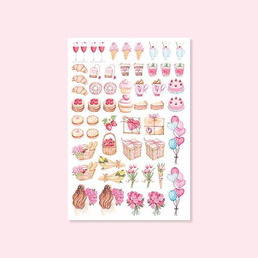 Papier - Nálepky „Voňavé a chutné radosti a oslavy“ - 17045313_