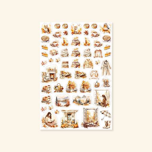 Papier - Nálepky „Jesenné časokrásno“ - 17045371_