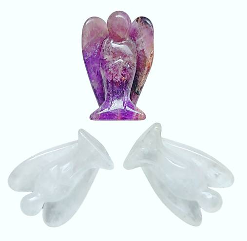 Minerály - Anjelik strážny prírodný (Anjelik Strážny - Ametyst) - 17044600_