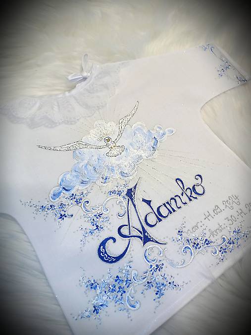 Detské oblečenie - Košieľka na krst  - 17048385_