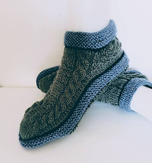 Ponožky, pančuchy, obuv - Pánske papuče  - 17050653_