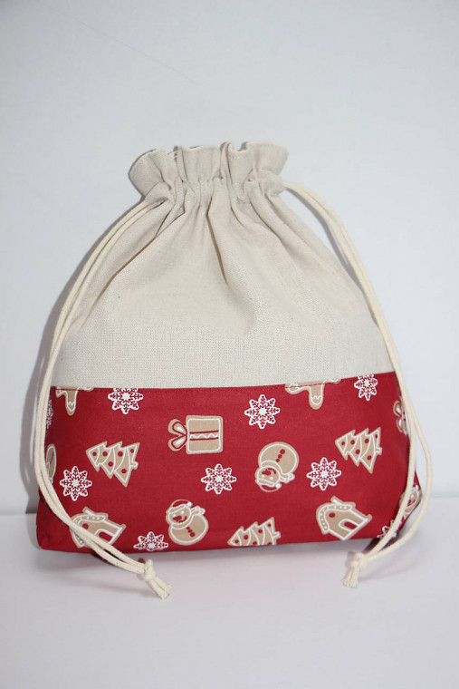 Úžitkový textil - Pytlík na nadílku 17. - 17056833_