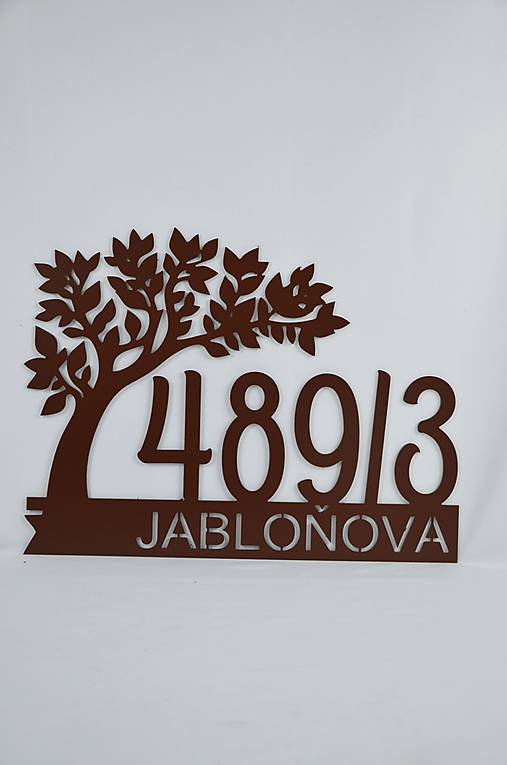 Tabuľky - Číslo na dom: Pod stromom s adresou - 17055810_