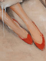 Grafika - Red Shoes grafika (30x40cm) - 17056087_
