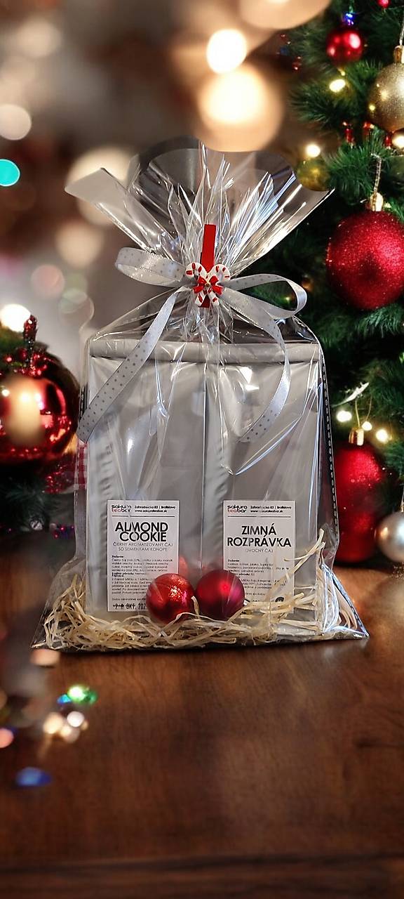 Darčekové balenie čajov - Strieborné 