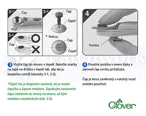 Náhradné čepele 18 mm Clover (7512)