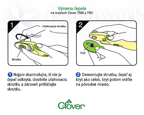 Rotačný rezač 45 mm Clover (7500)