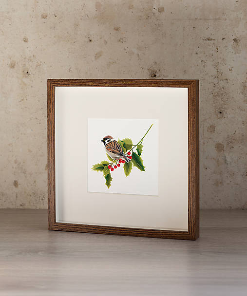 Obrazy - Obraz vrabec - Giclée Print - 17057753_