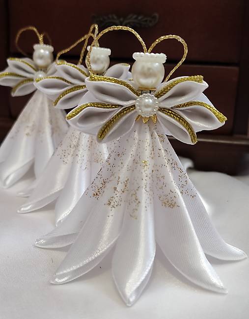 Dekorácie - Anjel - čistá sviatočná elegancia - 17059465_