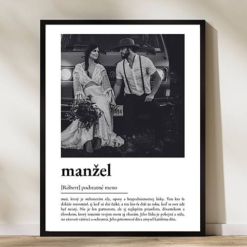 Grafika - Personalizovaný obraz MANŽEL PDF - 17059031_