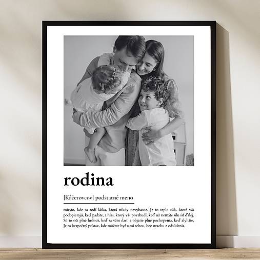 Grafika - Personalizovaný obraz RODINA PDF - 17059489_