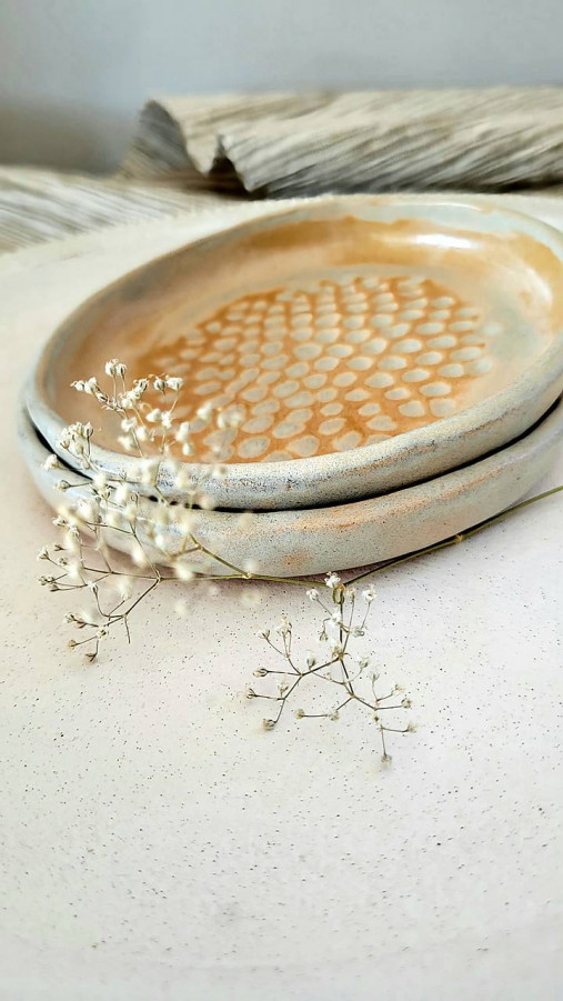 Nádoby - Tanierik organického tvaru - 17059639_